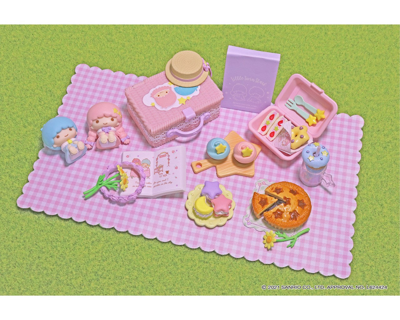 Re-ment Miniatures Sanrio Little Twin Stars Yumekawa Picnic - No.7