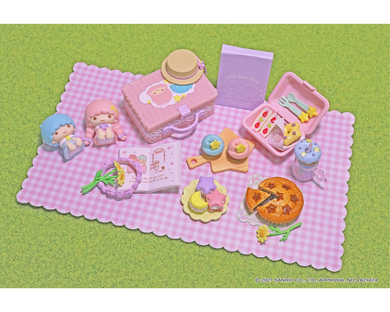 Re-ment Miniatures Sanrio Little Twin Stars Yumekawa Picnic - No.2