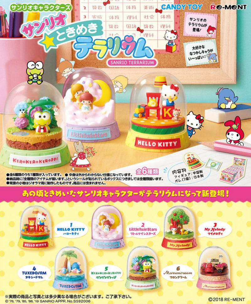 Re-ment Miniatures Characters Sanrio Tokimeki Terrarium Tuxedosam -  No. 4